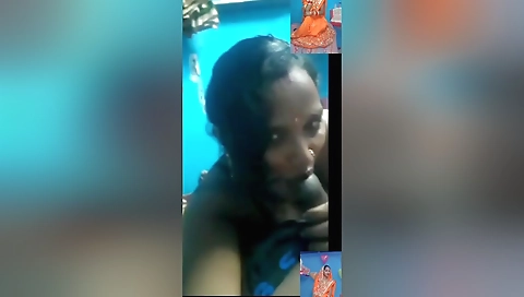 Sexy Bhabhi Shows Her Boobs And Blowjob