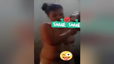 Desi Girl Bathing