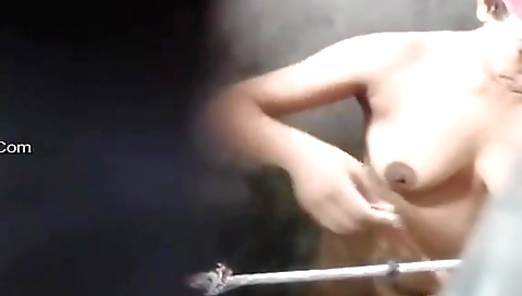 Desi Girl Bathing