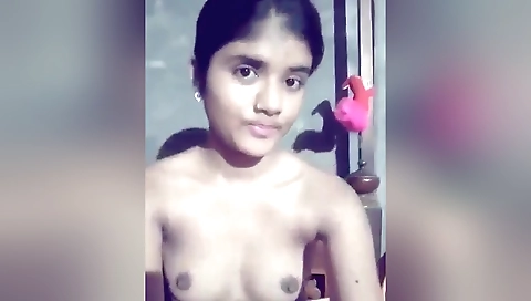 Cute Desi Girl Shows Her Boobs