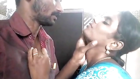 Tamil Couple Kissing