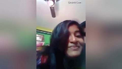 Desi Indian Couple Kissing