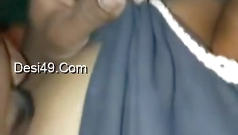 Today Exclusive- Shy Desi Village Girl Boobs Capture By Lover