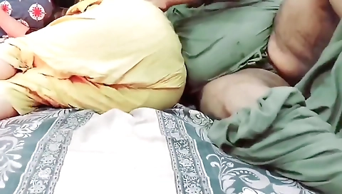 Indian Old Man Convinced His Big Ass teen 18+ Step daughter In Law To Fuck Her Virgin Ass Hole Cum Inside