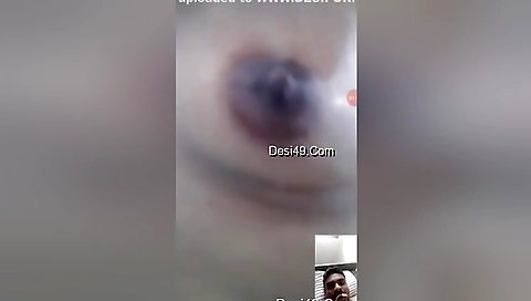 Today Exclusive- Sexy Lankan Girl Showing Her Nude Body To Bf On Video Call 7
