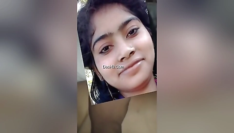 Today Exclusive- Desi Wife Nude Video Record By Hubby