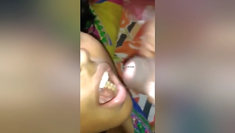 Today Exclusive- Cute Desi Girl Strip Her Cloths And Eating Bf Cum 1