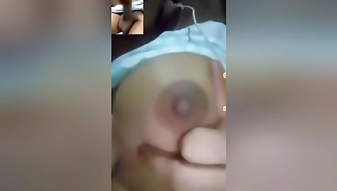 Today Exclusive- Cute Desi Girl Showing Her Boobs On Video Call