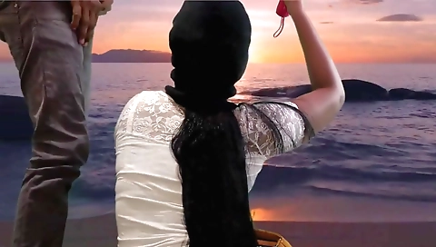බොස්ගෙ මිටිමකට රට ගිහින් ඉර බහින හැන්දැවේ මුහුදේ තියන් මට හුකපු හැටි / Sunset Fuck With My Boss