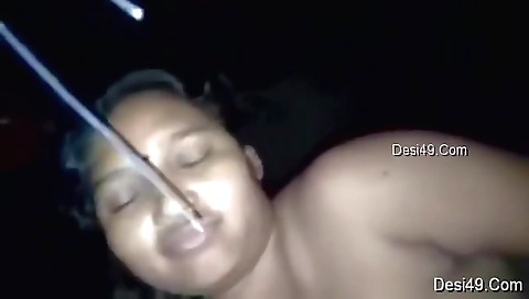 Exclusive- Desi Couple Romance And Boob Sucking
