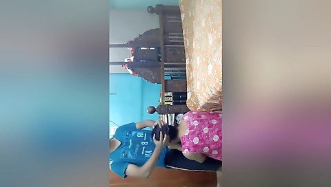 Today Exclusive- Sexy Boudi Blowjob And Fucked 1