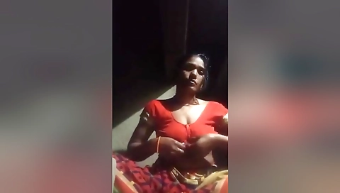 Desi Village Bhabhi Shows Her Boobs And Pussy