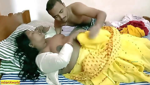 Indian Hot Sex At Home! With Clear Dirty Talking - Devar Bhabhi