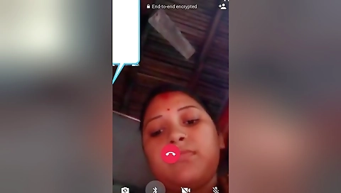 Most Demanded Jyotsna Boudi Bathing And Fingering Shows To Lover On Video Call 5