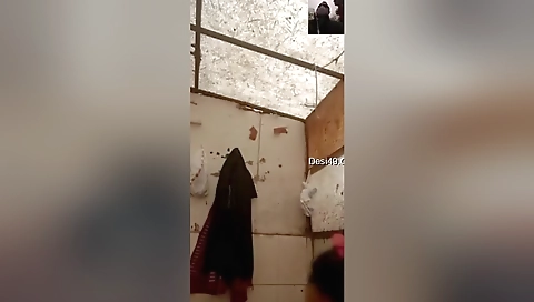 Hot Desi Girl Shows Her Boobs And Bathing To Lover On Video Call 4