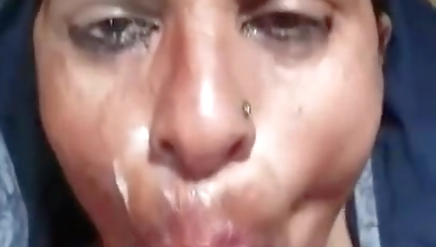 Today Exclusive- Desi Randi Mouth Fuck