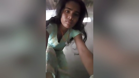 Exclusive- Desi Visage Girl Strip Her Cloths And Showing Her Boobs And Pussy