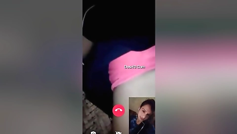 Today Exclusive- Sexy Bihari Girl Showing Her Boobs On Video Call 2