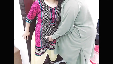 Punjabi Beautifull Maid Fantasy Fulfilled With Clear Hindi Dirty Voice Talking