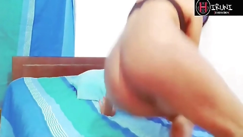 teen 18+ Girl Fingering Pussy In Room - Hashini Hirunika