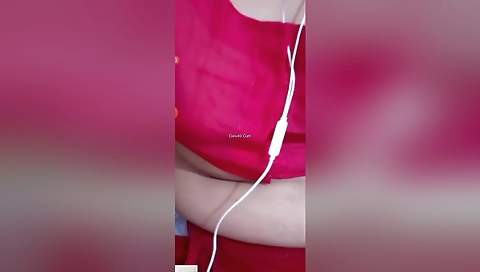 Desi Paid Bhabhi Shows Her Boobs And Pussy On Vc 3