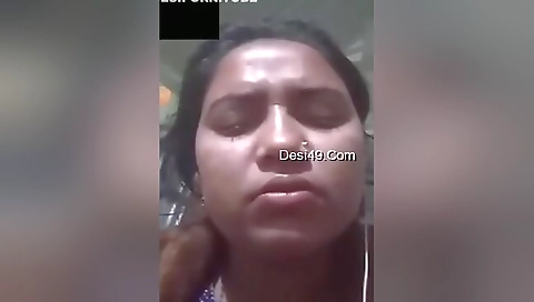 Today Exclusive- Bengali Girl Showing Her Boobs And Pussy On Video Call 12