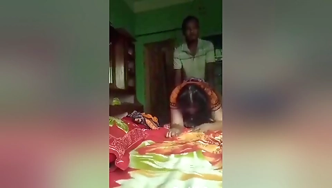 Desi Bhabhi Blowjob And Fucked In Doggy Style