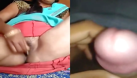 Desi Hot Aunty Sexy Chut Video Calling With Boy