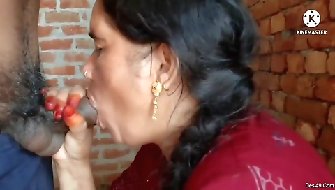 Today Exclusive -bhabhi Give Blowjob And Fucked