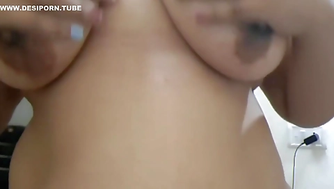 Hot Wife Recording Her Boob Video For Her Husband As Valentine Surprise