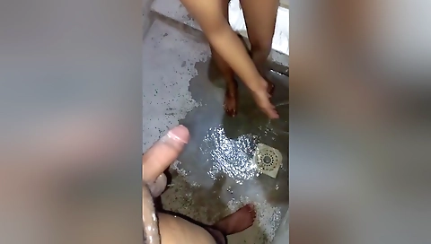 Fuck Desi Gf In Washroom When She Take Shower