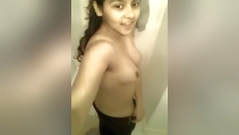 Exclusive- Cute Look Indian Girl Showing Her Boobs And Pussy To Lover