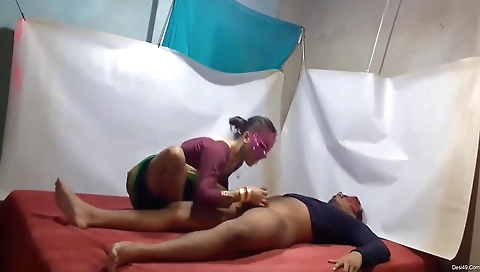 Today Exclusive- Desi Bhabhi Blowjoba And Hard Funked By Hubby With Clear Hindi Audio