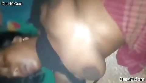 Desi Wife Boobs Video Record By Hubby 1