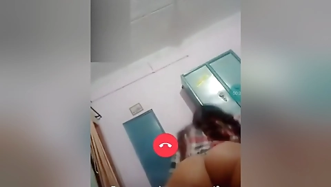 Paki Girl Showing Her Ass And Boobs On Vc 2