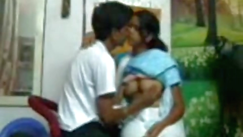 Indian Young Village Girl With Lover Front Of Cam