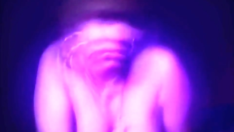 Cute Topless Dance With Short Black Goth Hair