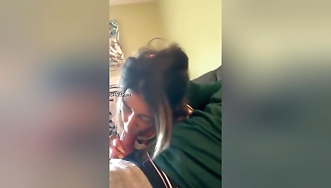 Today Exclusive- Hot Look Nri Girl Blowjob