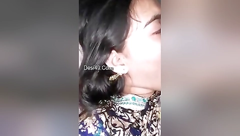 Today Exclusive- Sexy Boudi Blowjob And Boob Fucked 1