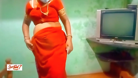 Desi Tamil Teacher Dress Change