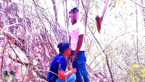 Risky Quick Public Sex In Jangal With Big Tits Girlfriend