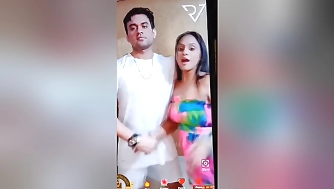 Threesome Super Hot Live Show With Rajsi Verma