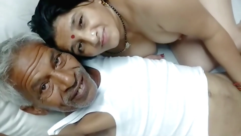 Step mom And Grandpa Fully Enjoy Fucking, Desi Love - Grandpa Love