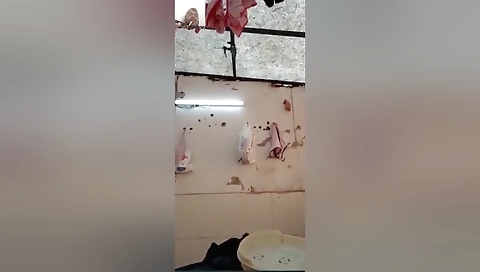 Hot Desi Girl Shows Her Boobs And Bathing To Lover On Video Call 2