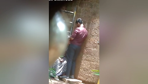 Today Exclusive -desi Lovers Out Door Romance And Blowjob 3