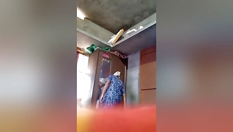 Today Exclusive -bhabhi Changing Cloths Record In