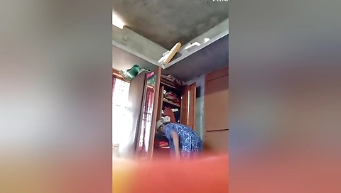 Today Exclusive -bhabhi Changing Cloths Record In