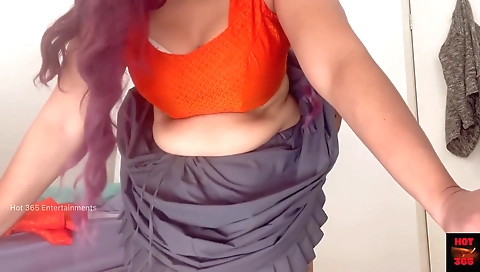 Horny Indian Couple On Cam - My Husband Fucked My Ass Harder As I Kicked Him