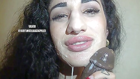 Sexy Lebanese Beauty Blowjob