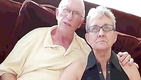 Horny Amateur Granny Cuckolds Her Husband With A Young Stud